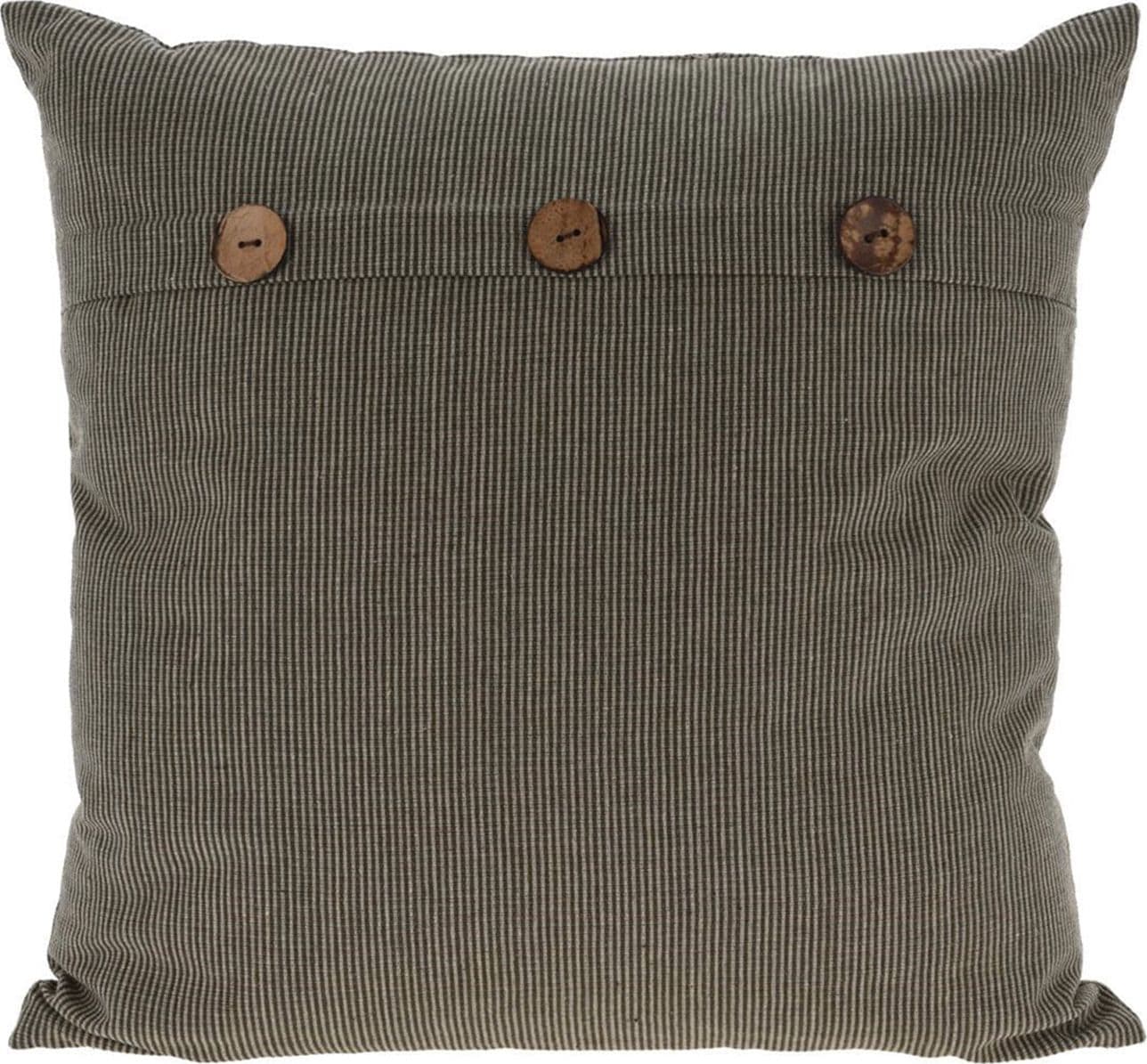 Cuscino "Button" con bottoni decorativi 45 x 45 cm in Copricuscini e federe Decor Space - Altamura, commercioVirtuoso.it