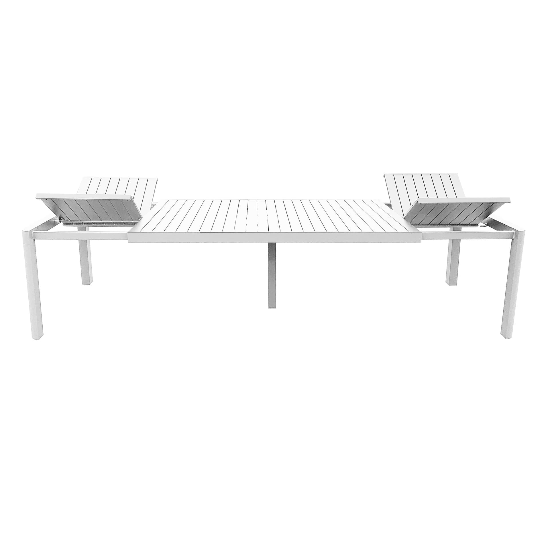 Tavolo allungabile "Kiplin" struttura in alluminio 200/260/320 cm da esterno in Tavoli standard Decor Space - Altamura, commercioVirtuoso.it