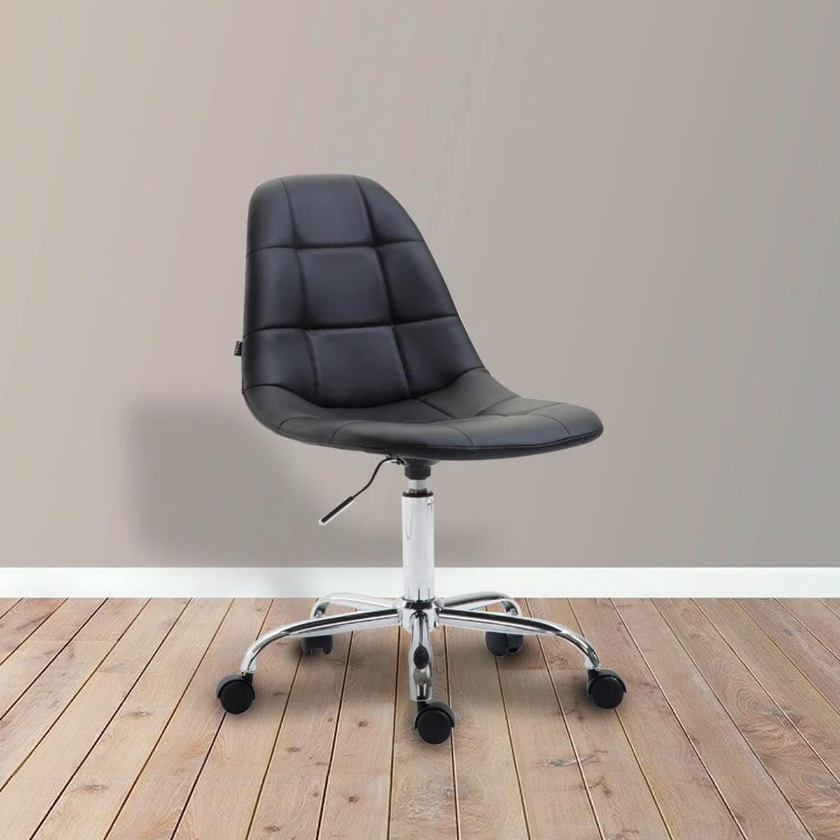 Sedia in ecopelle con ruote per cameretta moderna "Relaxing" in Poltrone Decor Space - Altamura, commercioVirtuoso.it
