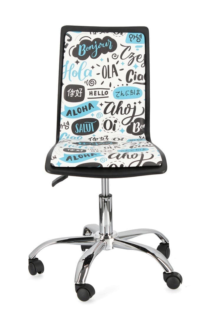Sedia da ufficio girevole con ruote "Young" per scrivania cameretta bambini in Poltrone Decor Space - Altamura, commercioVirtuoso.it