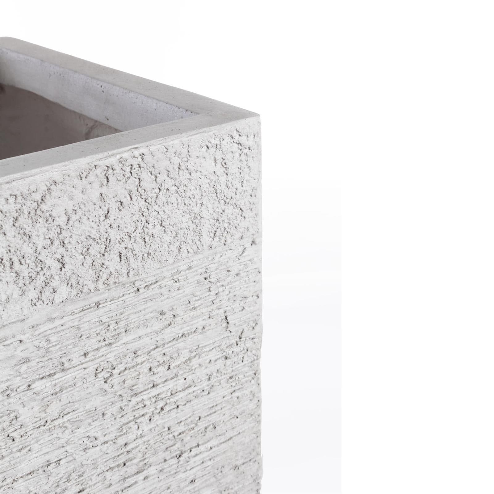 SET 3 VASI VASO PIANTE FIBRA DI VETRO GRAFFITI BOMB BIANCO PIANTE GIARDINO VERANDA