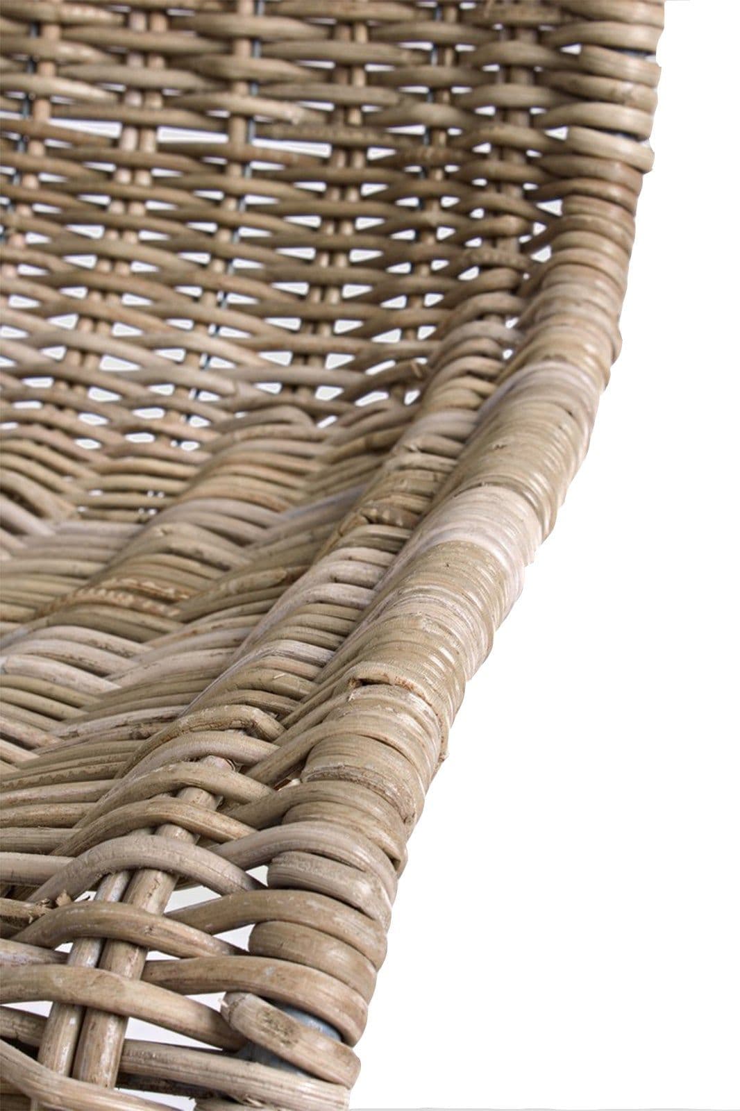 Sedia "New Zacarias" in rattan naturale per giardino e veranda h 102 cm in Sedie per tavolo da giardino Decor Space - Altamura, commercioVirtuoso.it