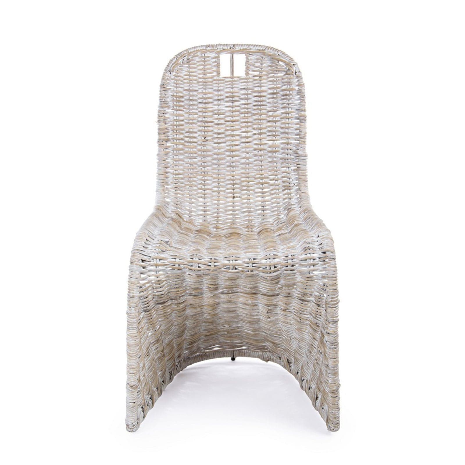 Sedia "New Zacarias" in rattan naturale per giardino e veranda h 102 cm in Sedie per tavolo da giardino Decor Space - Altamura, commercioVirtuoso.it