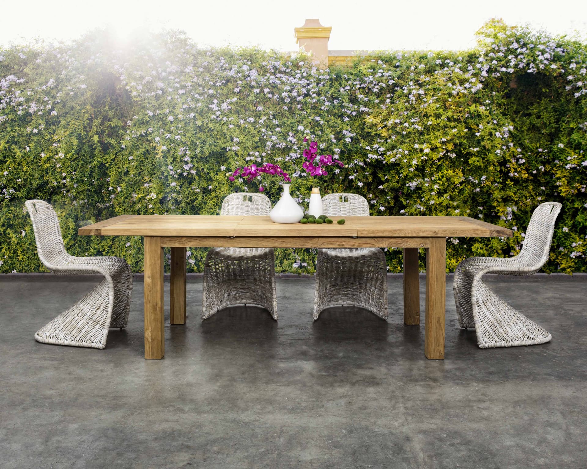 Sedia "New Zacarias" in rattan naturale per giardino e veranda h 102 cm in Sedie per tavolo da giardino Decor Space - Altamura, commercioVirtuoso.it