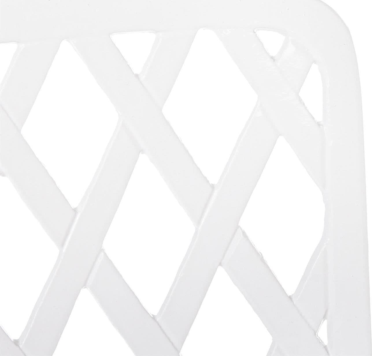 Sedia "Faenza" in alluminio da esterno per giardino e veranda h 89 cm - 13