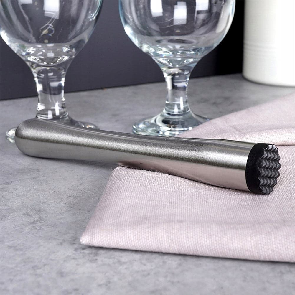 Pestello in acciaio inox da bar per cocktail h 17,5 cm in Set di accessori da Cocktail Decor Space - Altamura, commercioVirtuoso.it