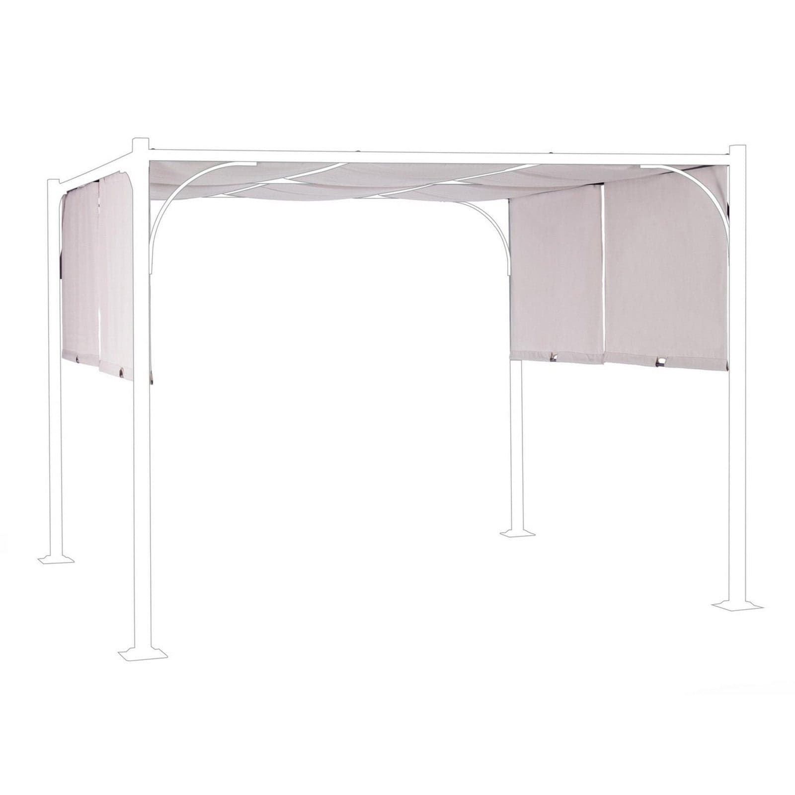 Telo di ricambio per gazebo copertura in poliestere pergolato moderno in Gazebo Decor Space - Altamura, commercioVirtuoso.it