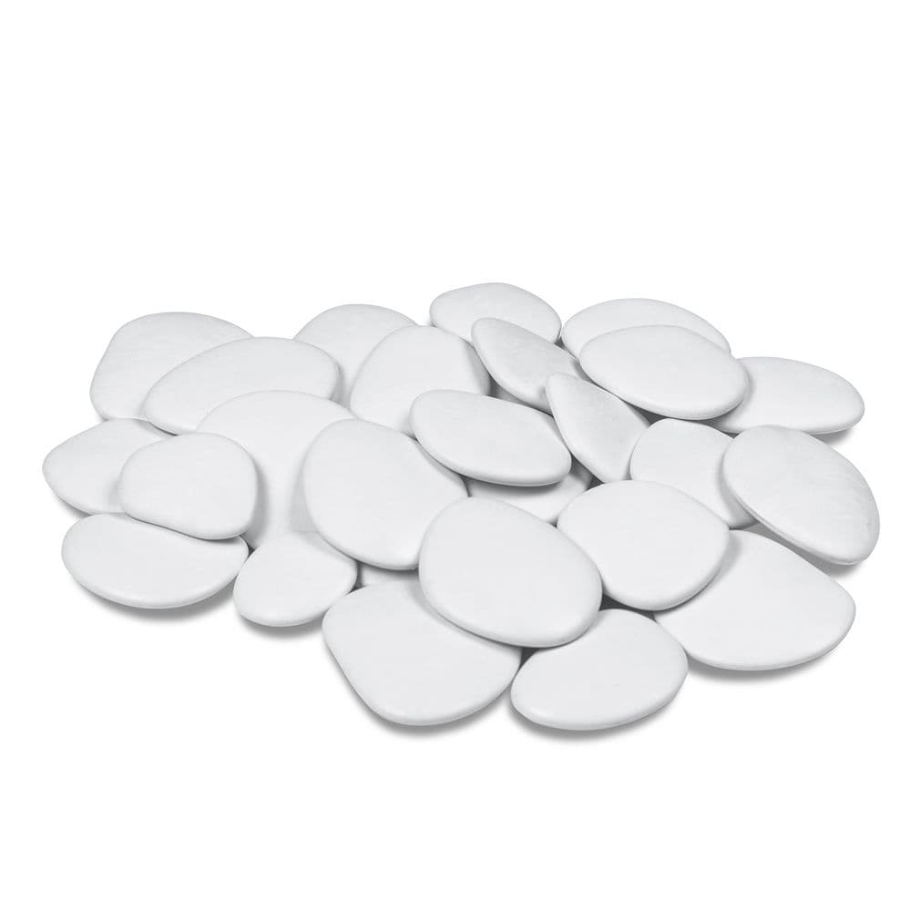 Sassi decorativi in plastica riciclata "re-pebbles" ciottoli antiusura da esterno ed interno - 23