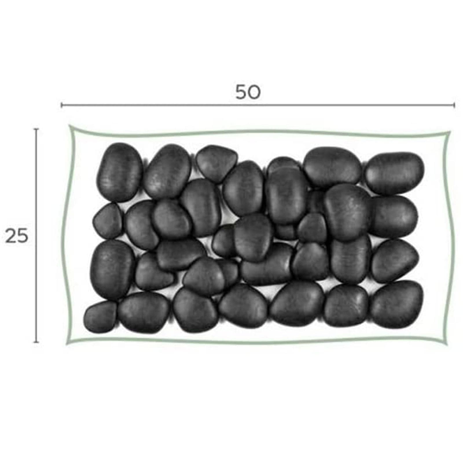 Sassi decorativi in plastica riciclata "re-pebbles" ciottoli antiusura da esterno ed interno in Universale Decor Space - Altamura, commercioVirtuoso.it