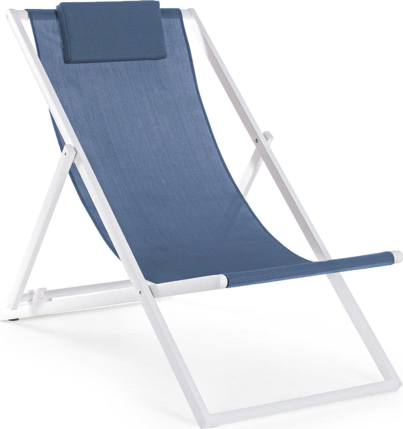 Sedia a sdraio pieghevole "Cleo" regolabile in 3 diverse posizioni lettino da esterno per veranda e piscina in Lettini Decor Space - Altamura, commercioVirtuoso.it