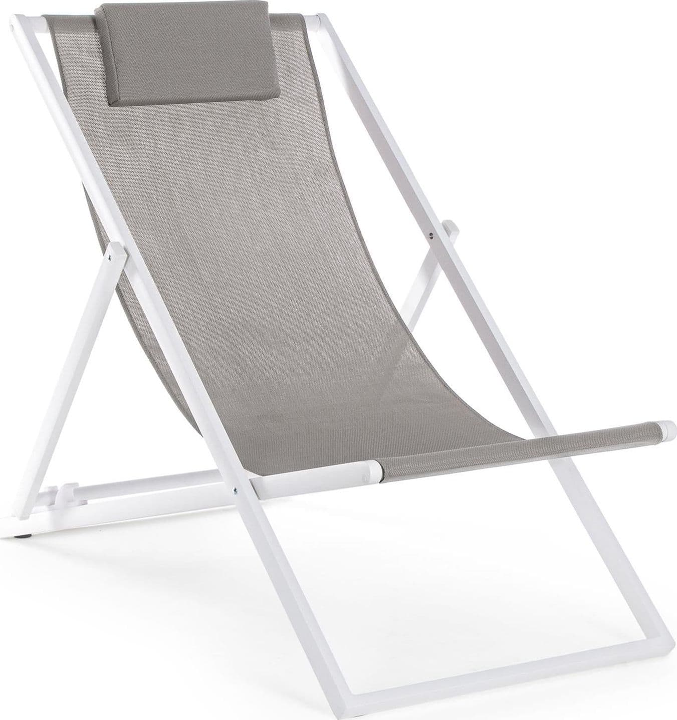 Sedia a sdraio pieghevole "Cleo" regolabile in 3 diverse posizioni lettino da esterno per veranda e piscina in Lettini Decor Space - Altamura, commercioVirtuoso.it