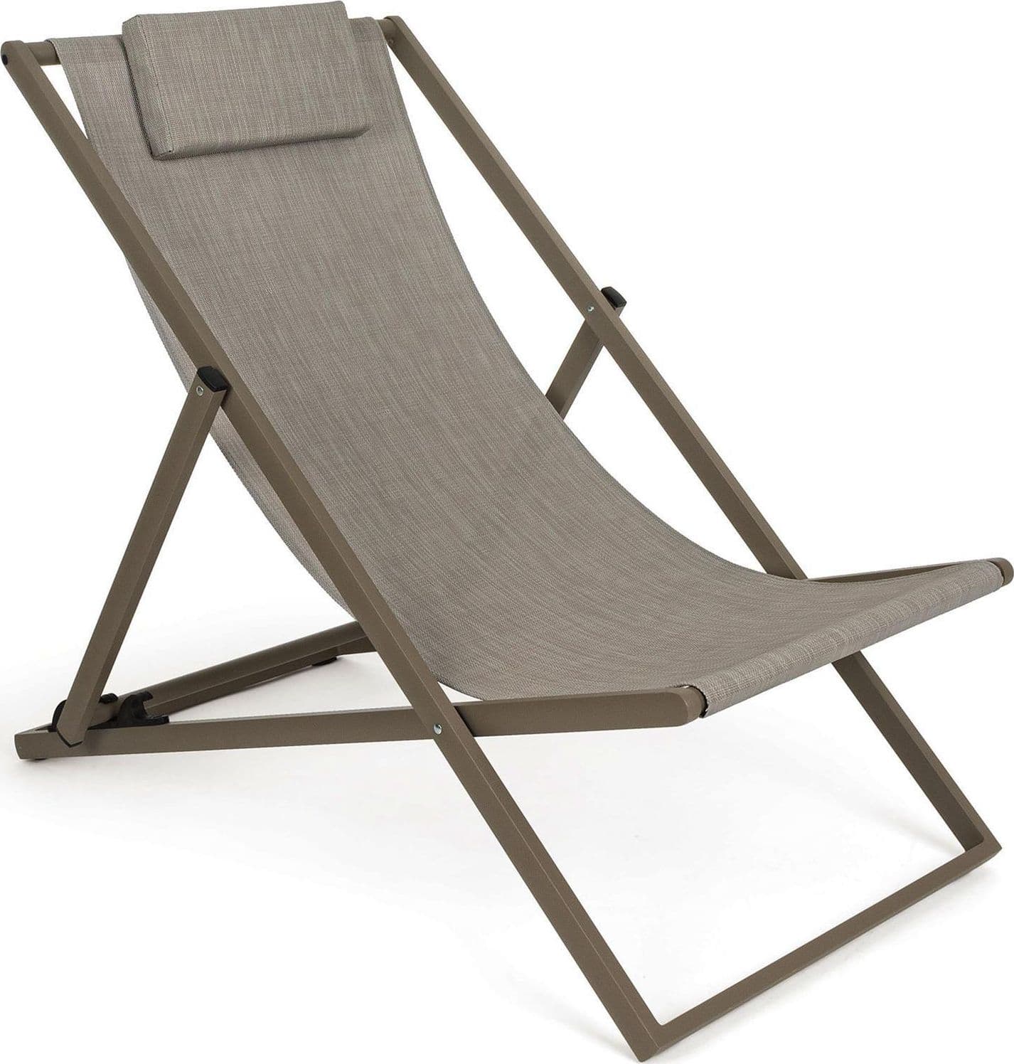 Sedia a sdraio pieghevole "Cleo" regolabile in 3 diverse posizioni lettino da esterno per veranda e piscina in Lettini Decor Space - Altamura, commercioVirtuoso.it