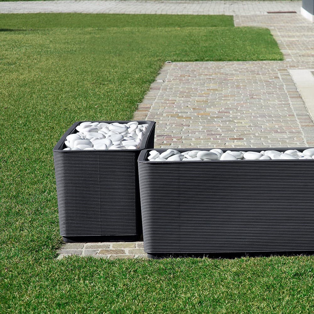 Cassa Fioriera "Indy" in plastica da esterno per fiori e piante 98 cm in Vasi tradizionali Decor Space - Altamura, commercioVirtuoso.it