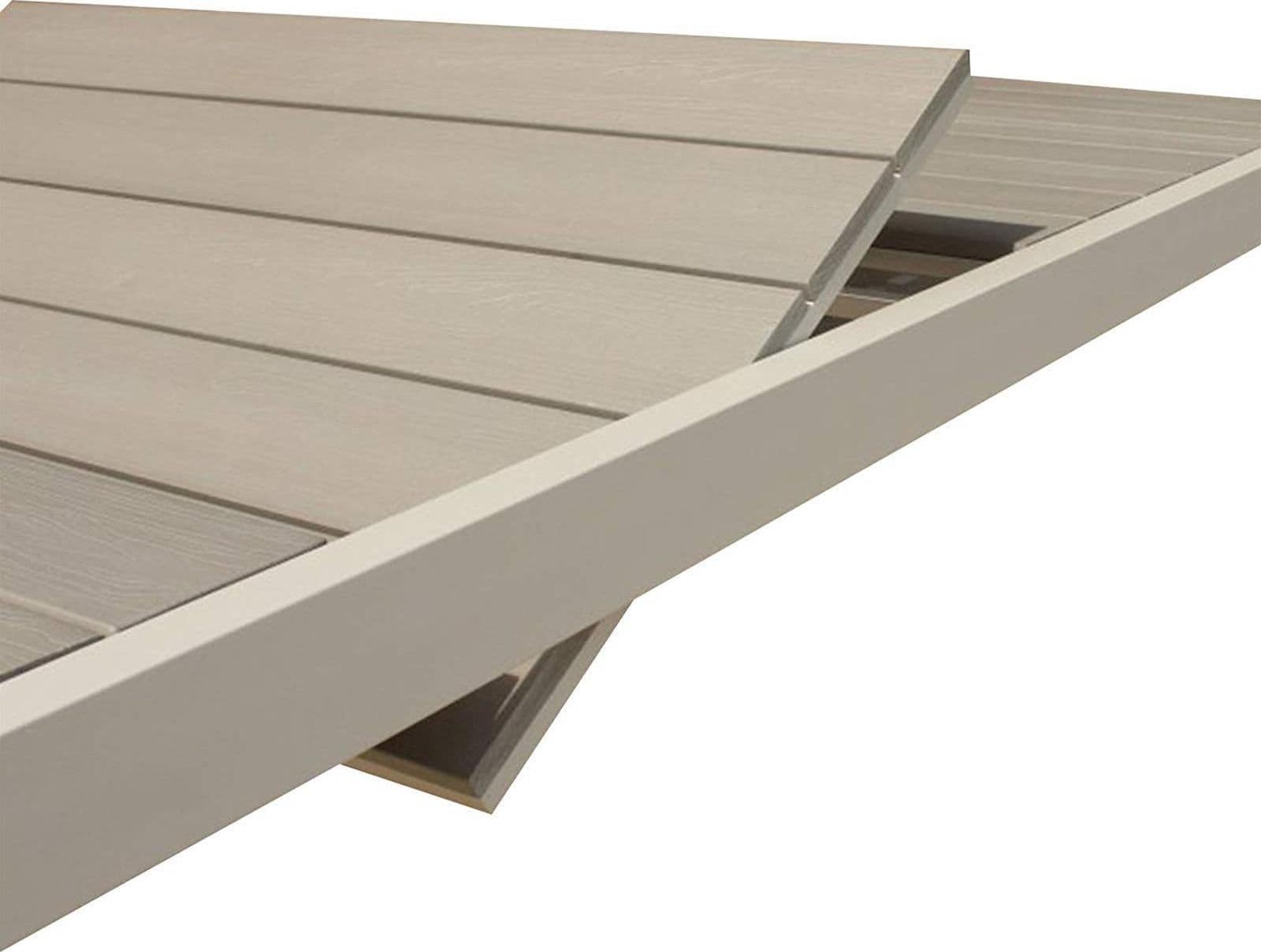 Tavolo allungabile "Santorini" in alluminio e Polywood dogato per esterno 180/240x100 cm in Tavoli standard Decor Space - Altamura, commercioVirtuoso.it