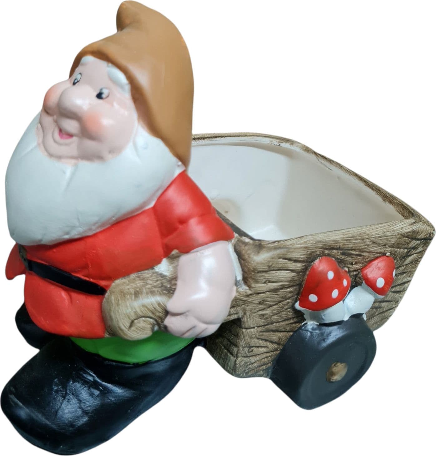 Nanetto con carriola in poliresina da giardino e balcone h 16 cm in Statue Decor Space - Altamura, commercioVirtuoso.it