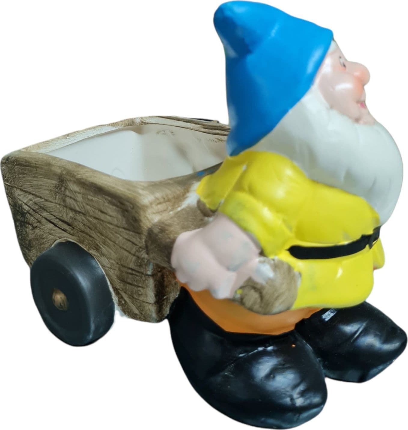 Nanetto con carriola in poliresina da giardino e balcone h 16 cm in Statue Decor Space - Altamura, commercioVirtuoso.it