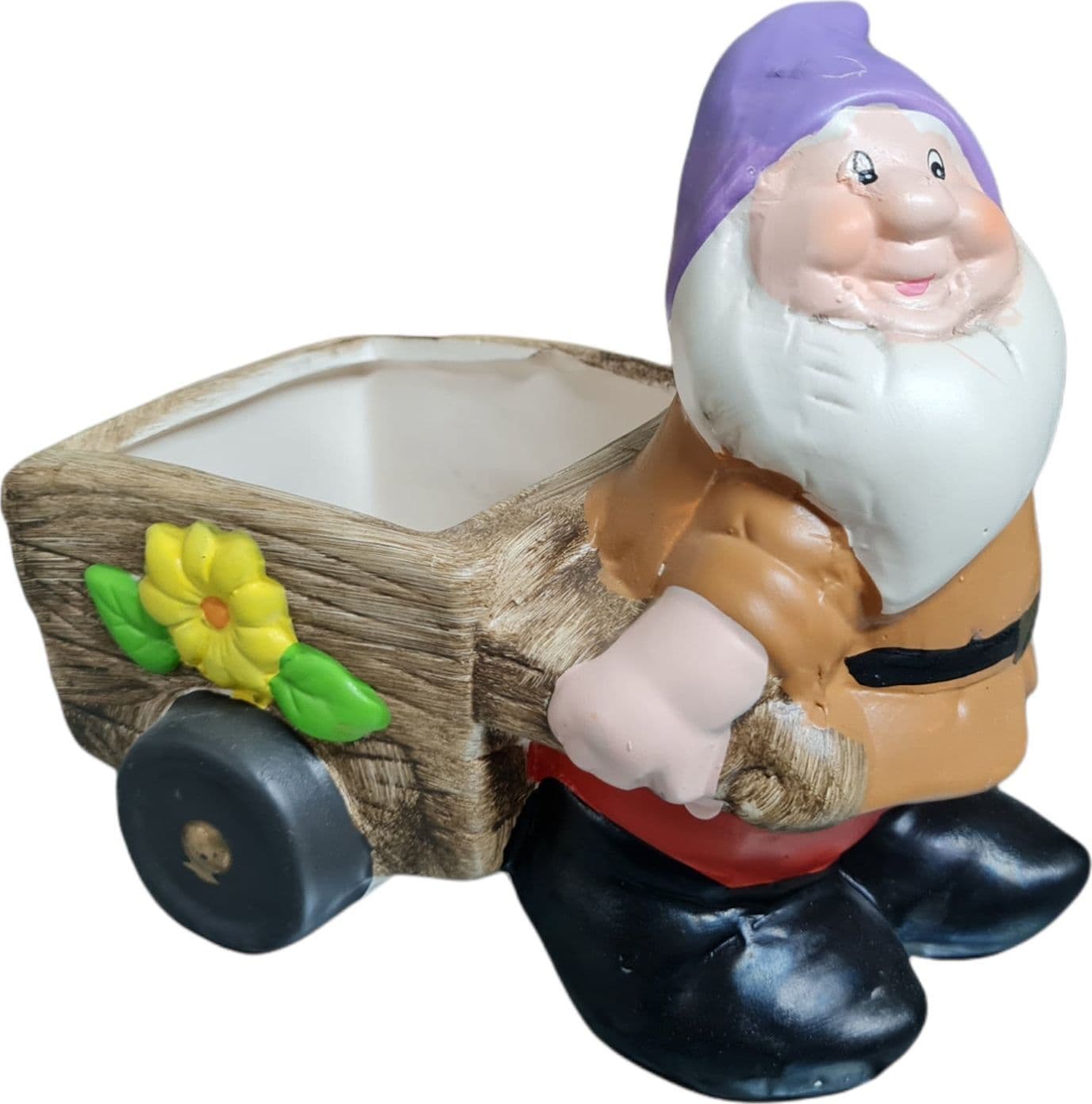 Nanetto con carriola in poliresina da giardino e balcone h 16 cm in Statue Decor Space - Altamura, commercioVirtuoso.it
