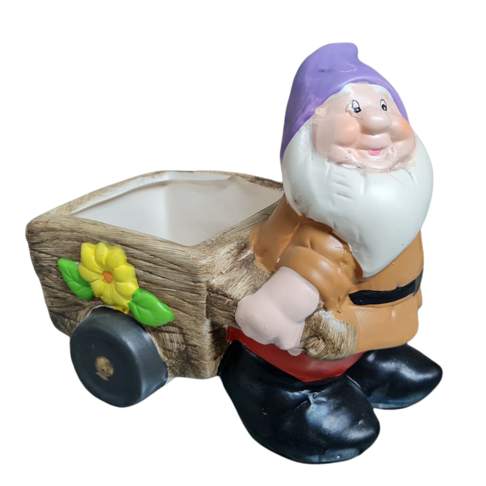 Nanetto con carriola in poliresina da giardino e balcone h 16 cm in Statue Decor Space - Altamura, commercioVirtuoso.it