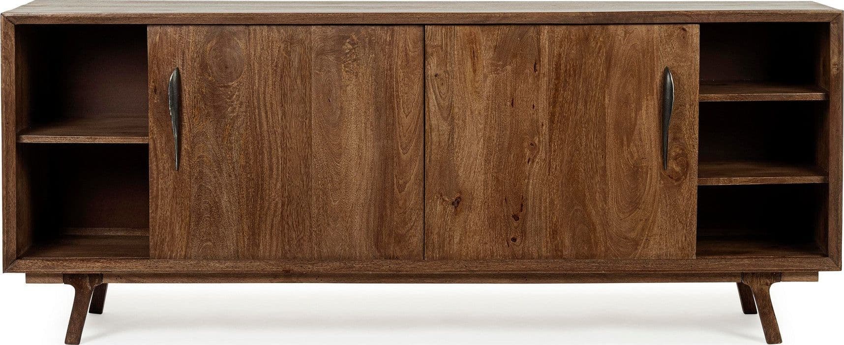 Credenza "Sherman" con struttura e gambe in legno mango, mobile in stile vintage in Credenze Decor Space - Altamura, commercioVirtuoso.it