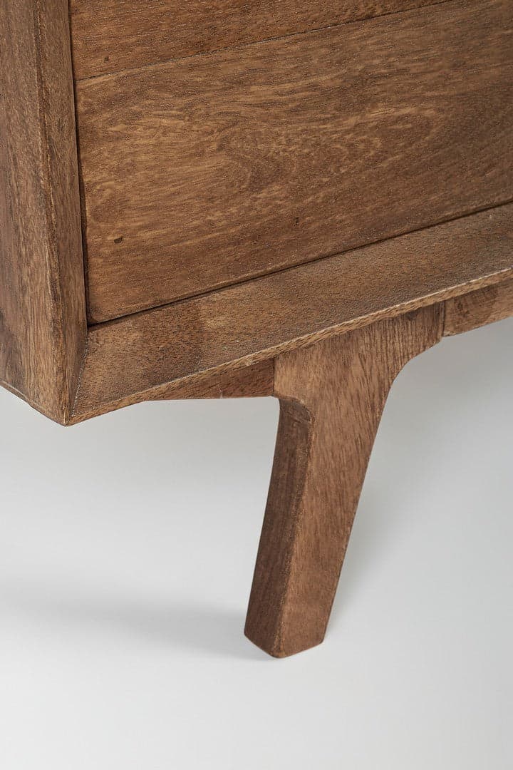 Credenza "Sherman" con struttura e gambe in legno mango, mobile in stile vintage in Credenze Decor Space - Altamura, commercioVirtuoso.it