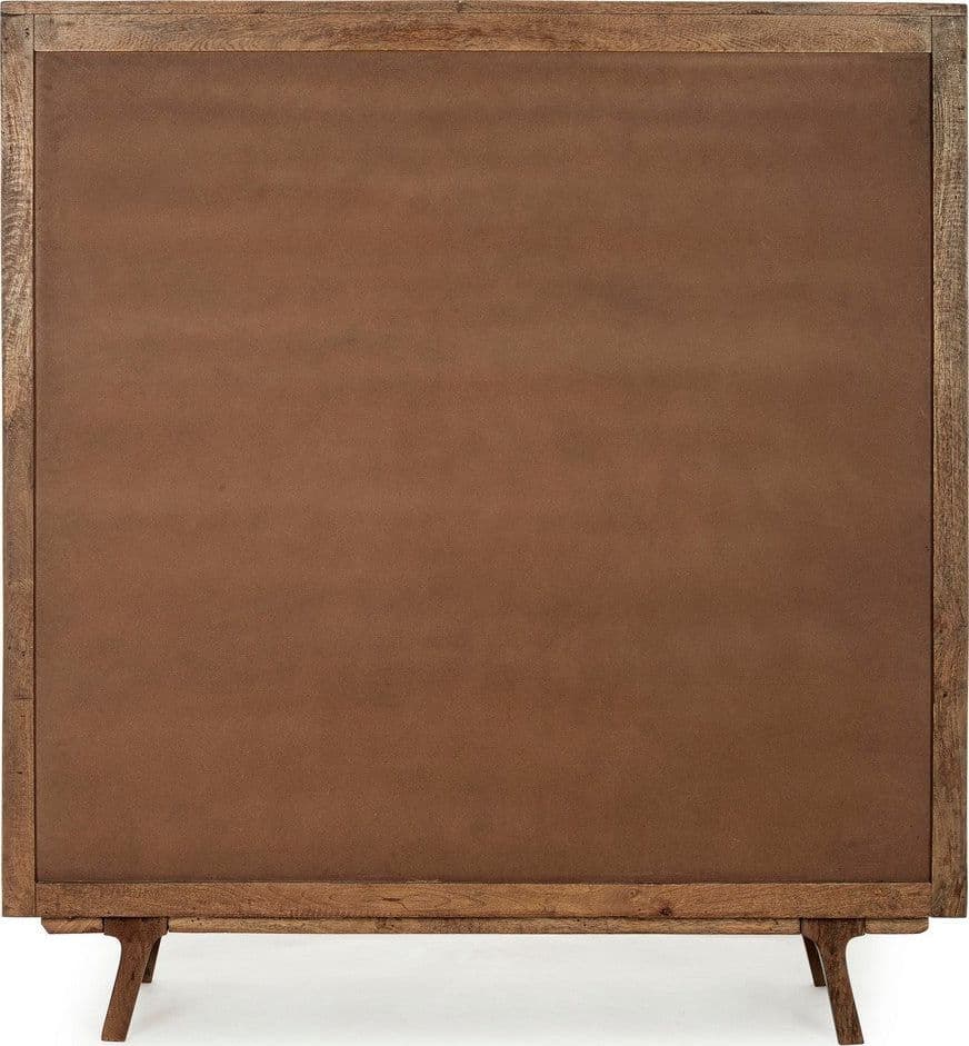 Credenza "Sherman" con struttura e gambe in legno mango, mobile in stile vintage - 24