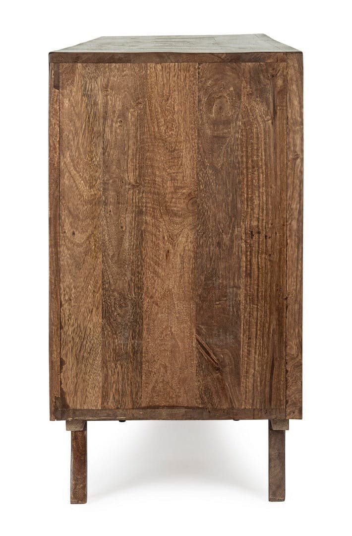 Credenza "Sherman" con struttura e gambe in legno mango, mobile in stile vintage in Credenze Decor Space - Altamura, commercioVirtuoso.it