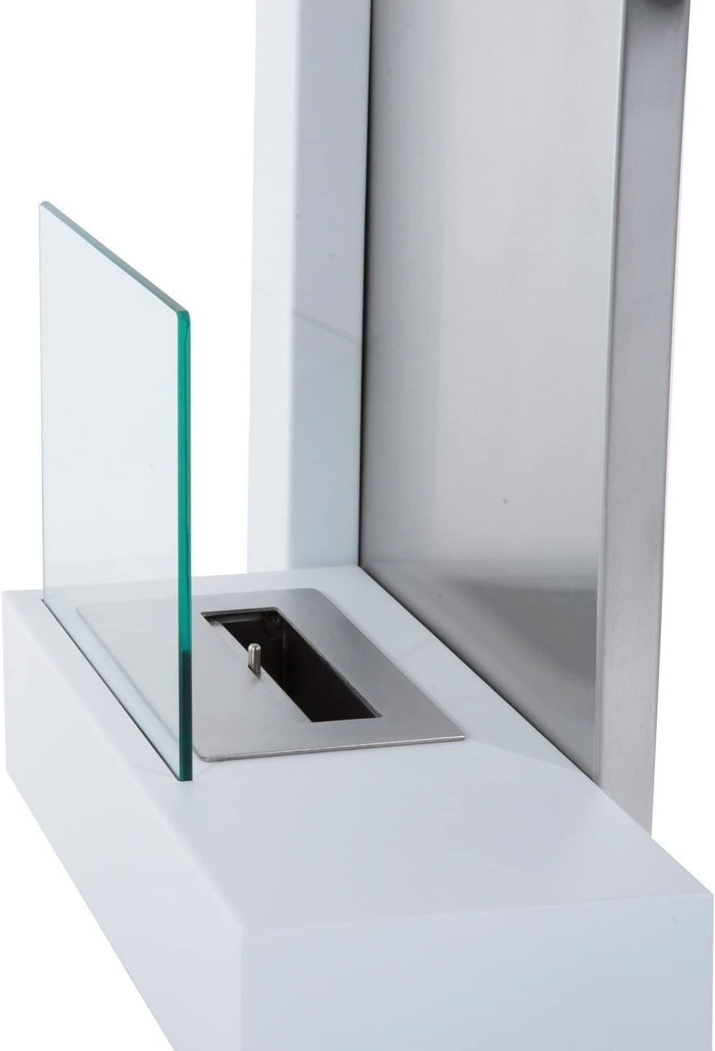 Camino a Bioetanolo da parete "Vienna" in Acciaio da 3,5 Kw arredamento Moderno in Caminetti gel ed etanolo Decor Space - Altamura, commercioVirtuoso.it