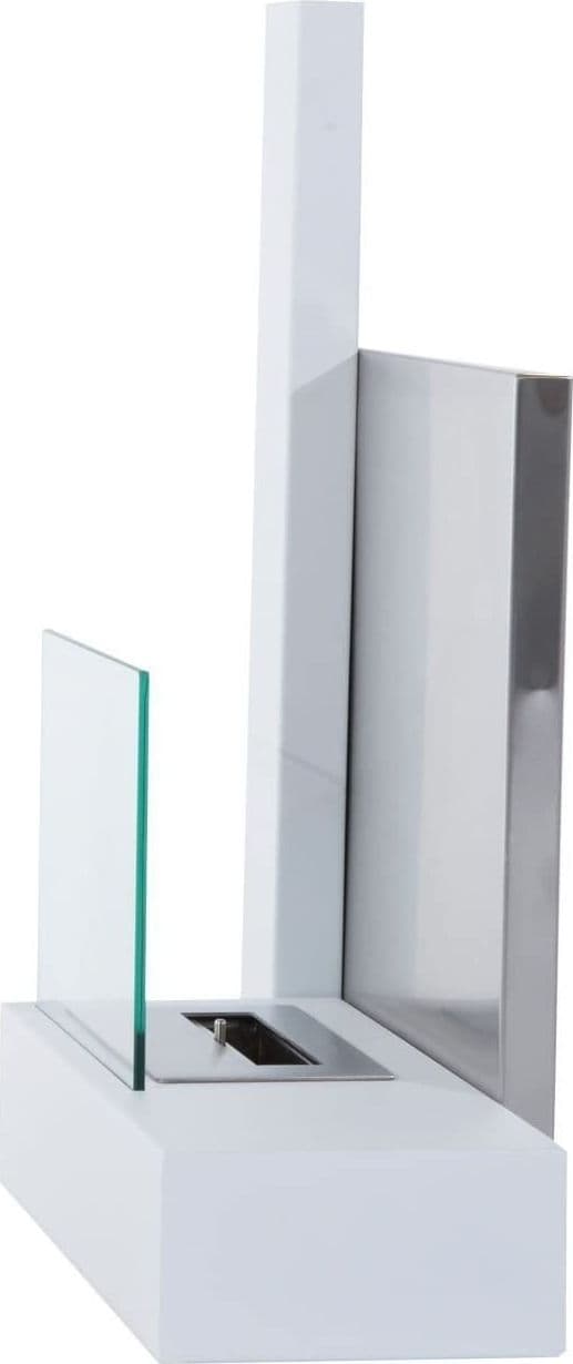 Camino a Bioetanolo da parete "Vienna" in Acciaio da 3,5 Kw arredamento Moderno in Caminetti gel ed etanolo Decor Space - Altamura, commercioVirtuoso.it