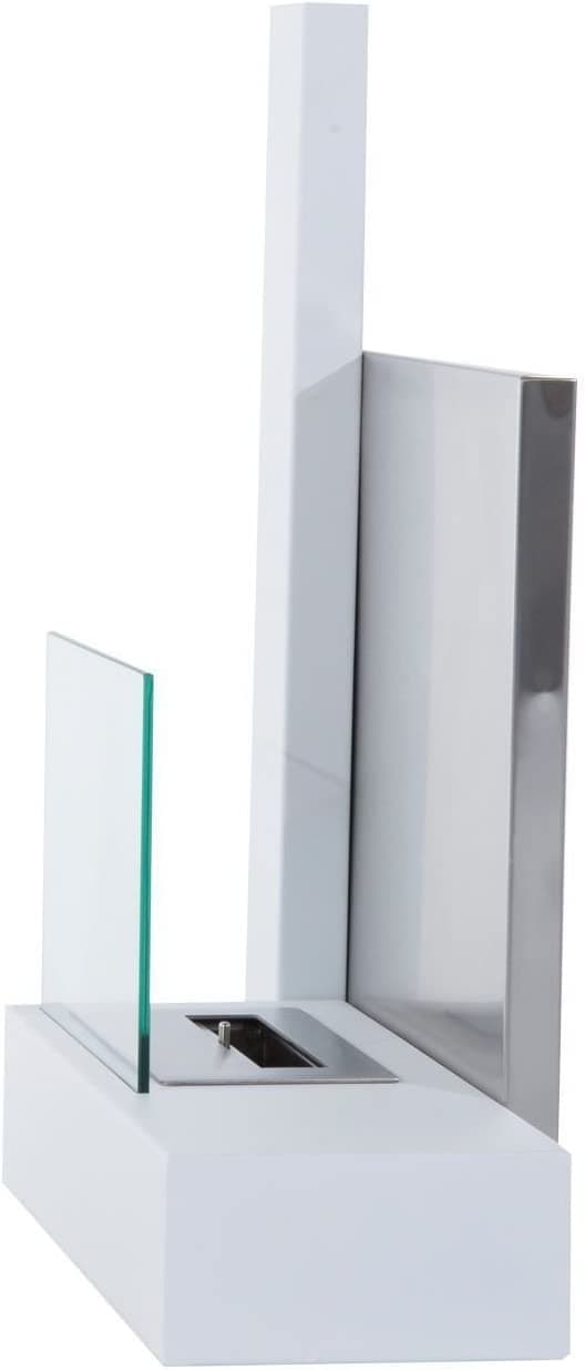 Camino a Bioetanolo da parete "Vienna" in Acciaio da 3,5 Kw arredamento Moderno in Caminetti gel ed etanolo Decor Space - Altamura, commercioVirtuoso.it