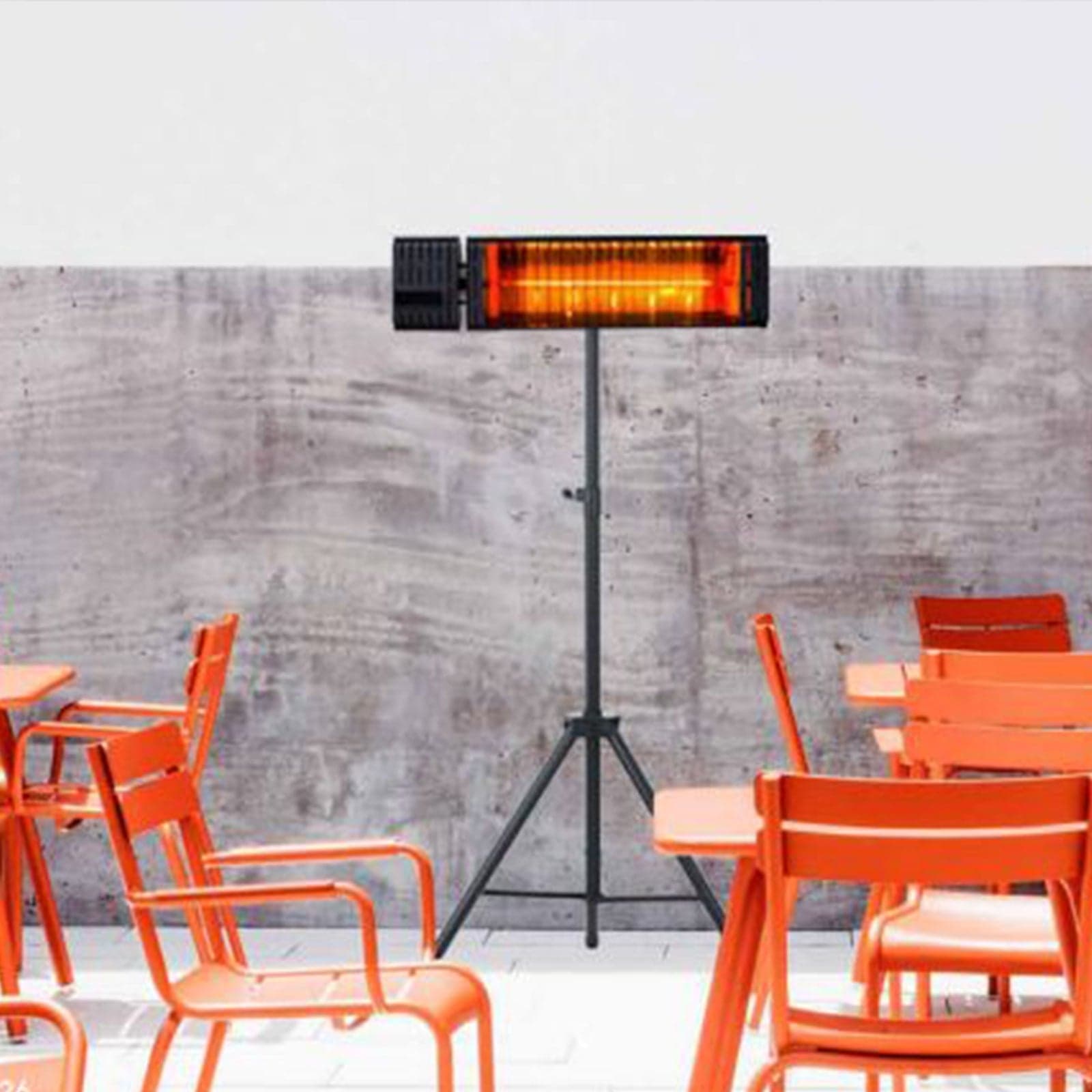 Lampada radiante "Giove" con telecomando stufa da esterno per bar e ristoranti 2000 W in Stufe elettriche Decor Space - Altamura, commercioVirtuoso.it