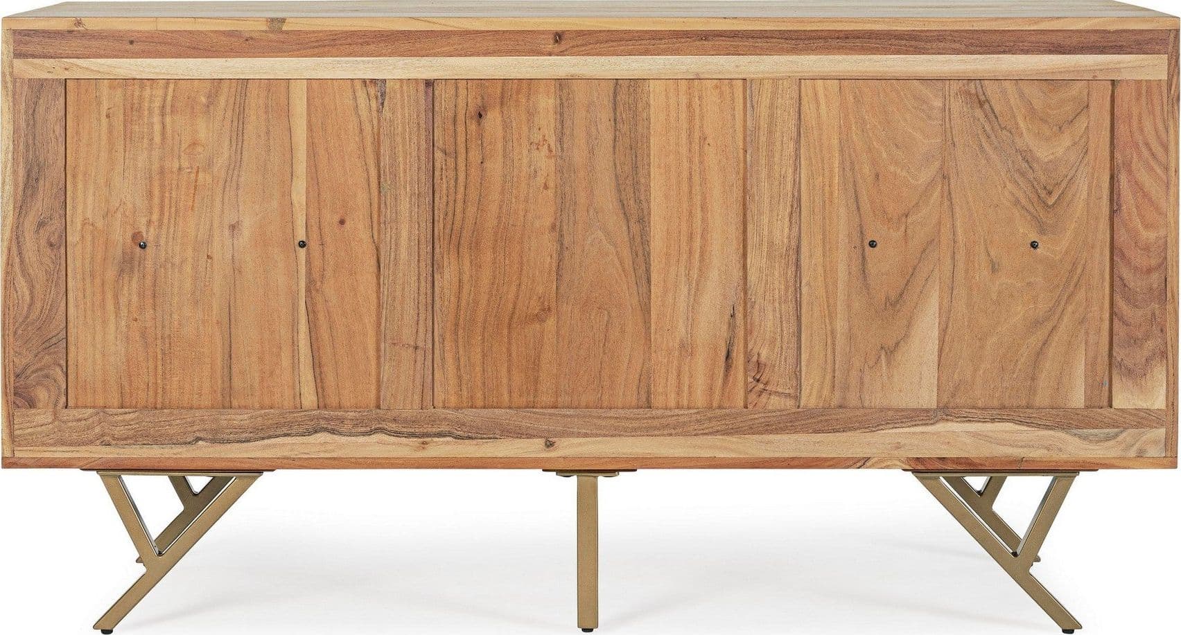 Credenza "Raida" con struttura in legno di acacia, mobile in stile moderno in Credenze Decor Space - Altamura, commercioVirtuoso.it