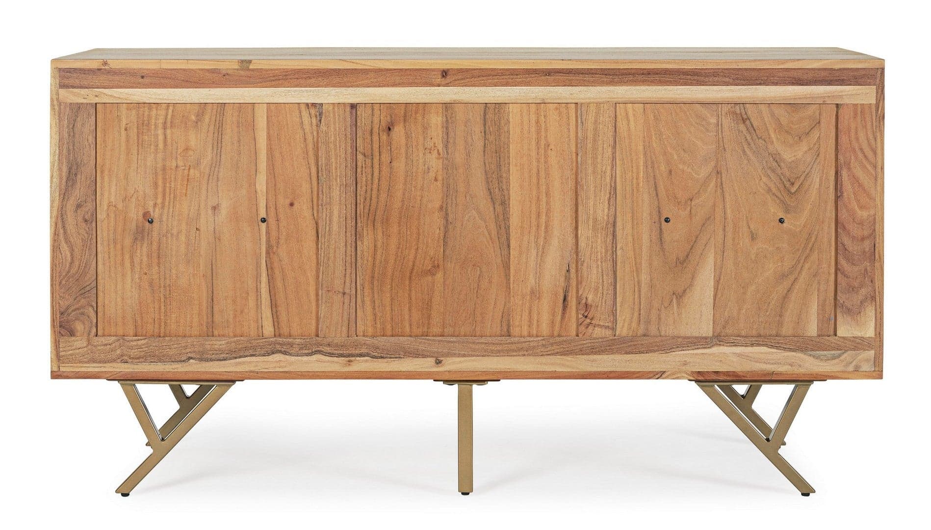 Credenza "Raida" con struttura in legno di acacia, mobile in stile moderno in Credenze Decor Space - Altamura, commercioVirtuoso.it