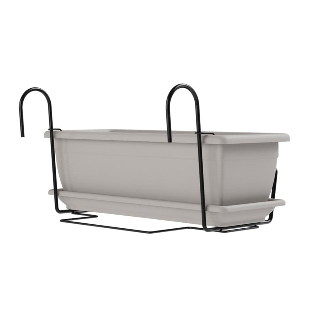Vaso in plastica 100% riciclata Muro mare Basic con supporto incluso "Made in Italy" in Vasi tradizionali Decor Space - Altamura, commercioVirtuoso.it