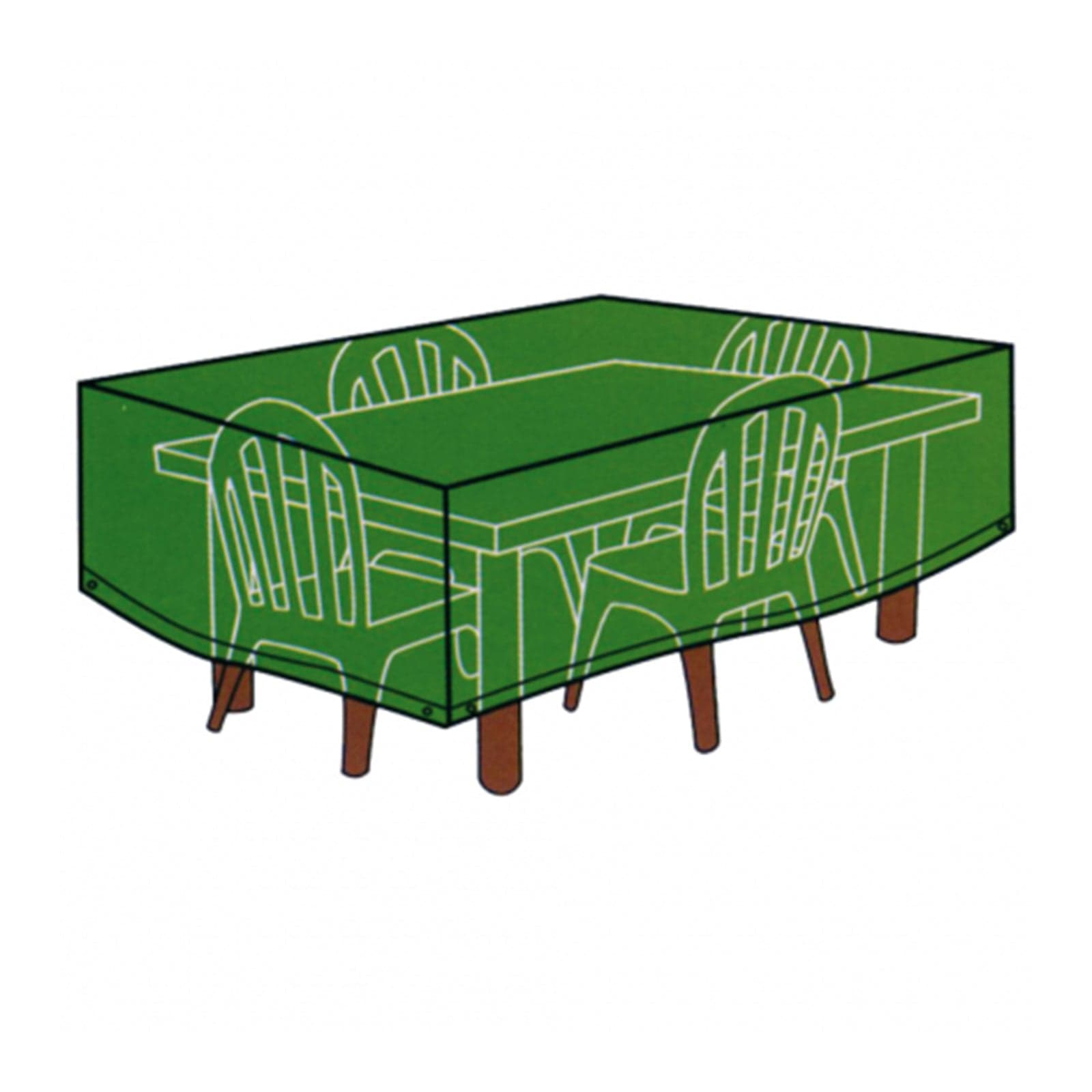 Telo di protezione "Cover" per tavoli rettangolari con sedie da Giardino e Piscina in Tavoli standard Decor Space - Altamura, commercioVirtuoso.it