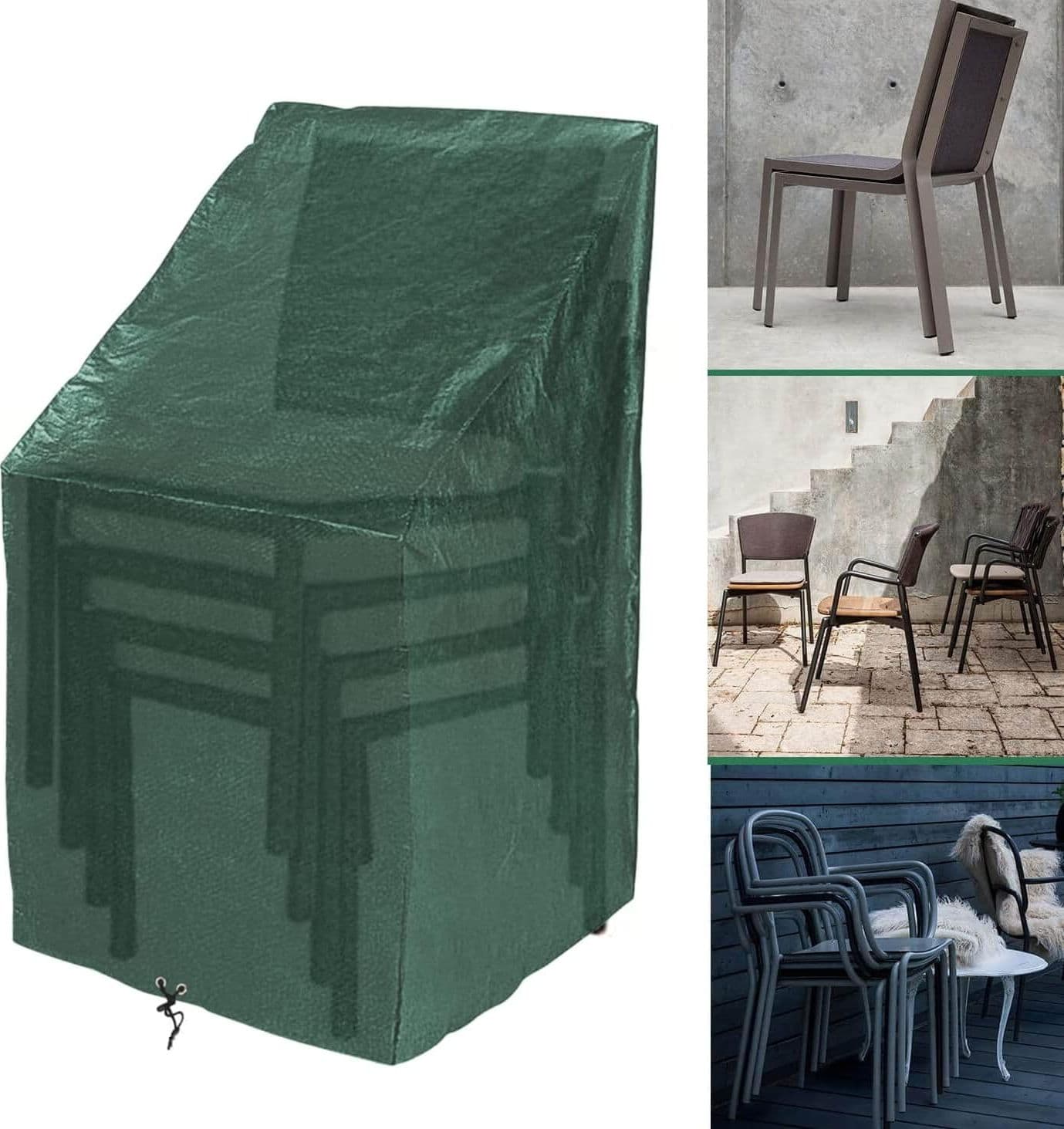 Telo di protezione "Cover" per sedie impilabili da Giardino e Piscina 66 x h 109 Cm in Sedie per tavolo da giardino Decor Space - Altamura, commercioVirtuoso.it