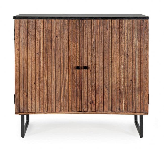 Credenza "Norfolk" con struttura in legno di acacia, mobile in stile vintage in Credenze Decor Space - Altamura, commercioVirtuoso.it