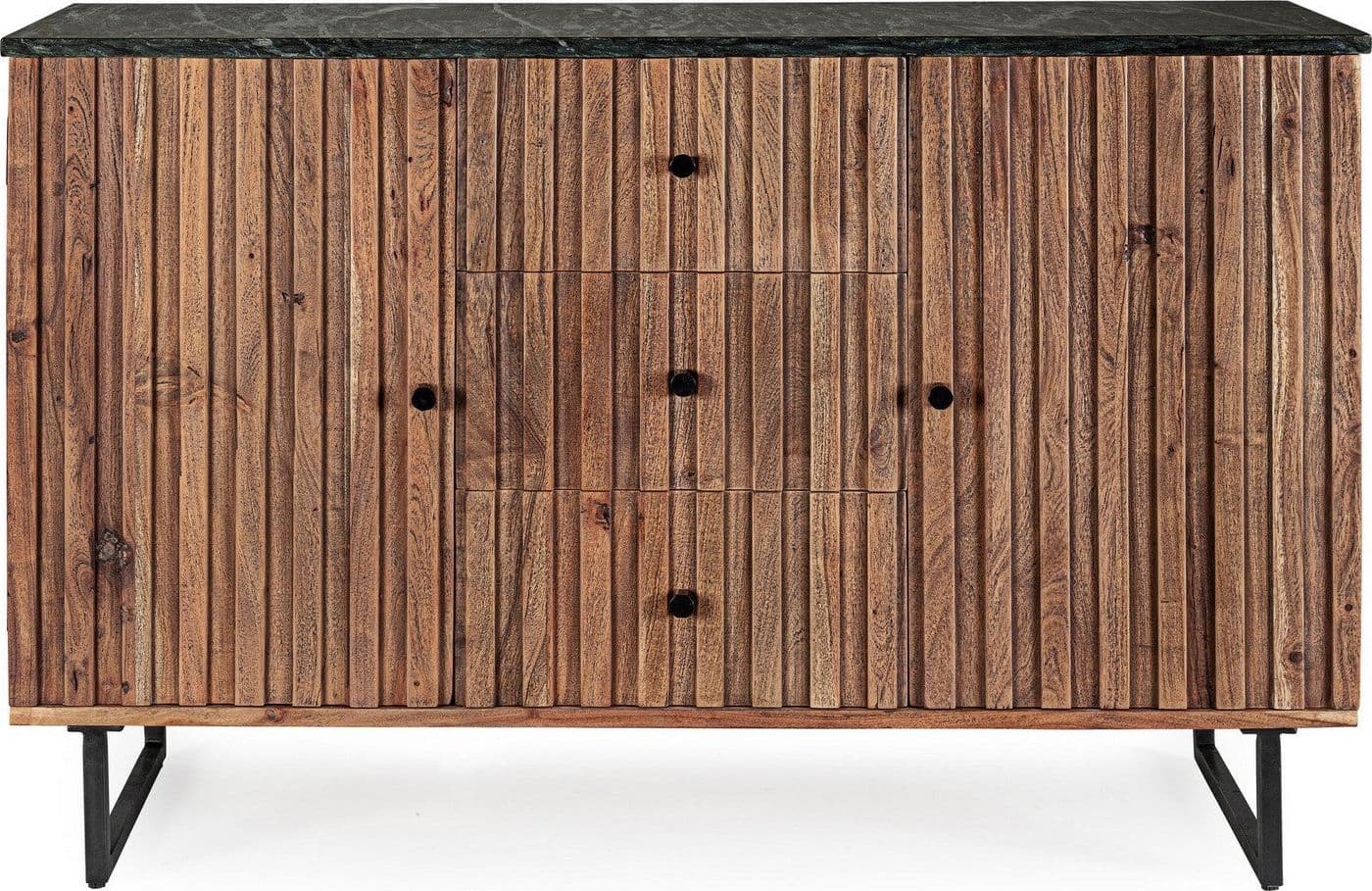 Credenza "Norfolk" con struttura in legno di acacia, mobile in stile vintage in Credenze Decor Space - Altamura, commercioVirtuoso.it