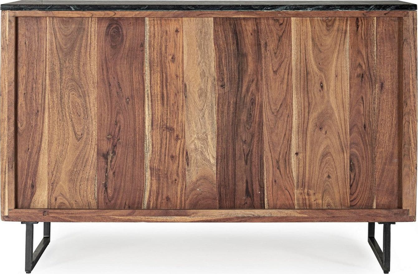 Credenza "Norfolk" con struttura in legno di acacia, mobile in stile vintage in Credenze Decor Space - Altamura, commercioVirtuoso.it