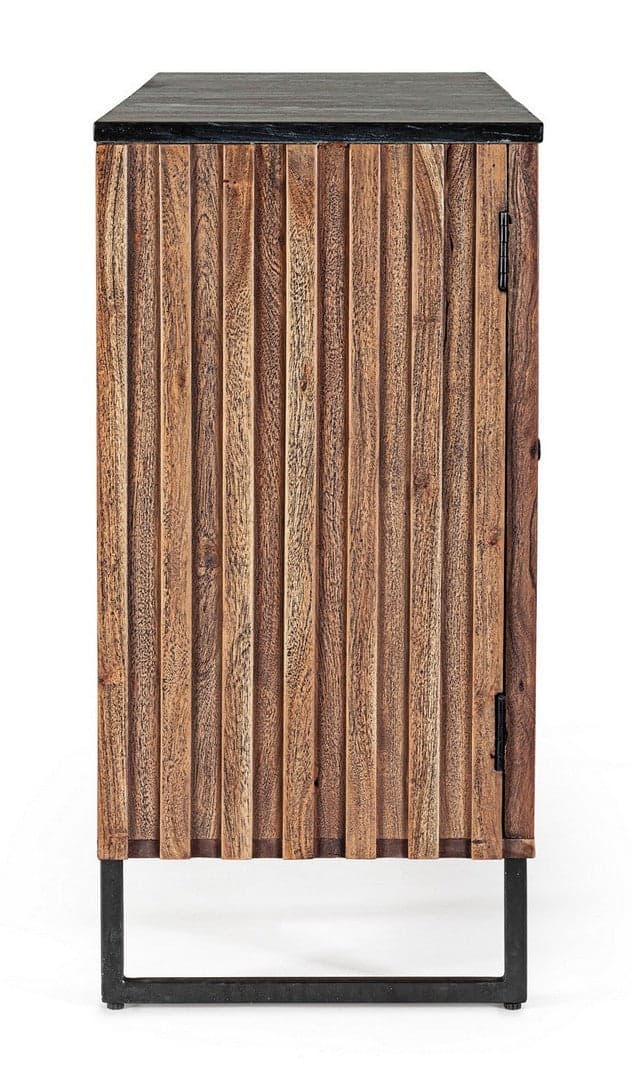 Credenza "Norfolk" con struttura in legno di acacia, mobile in stile vintage in Credenze Decor Space - Altamura, commercioVirtuoso.it