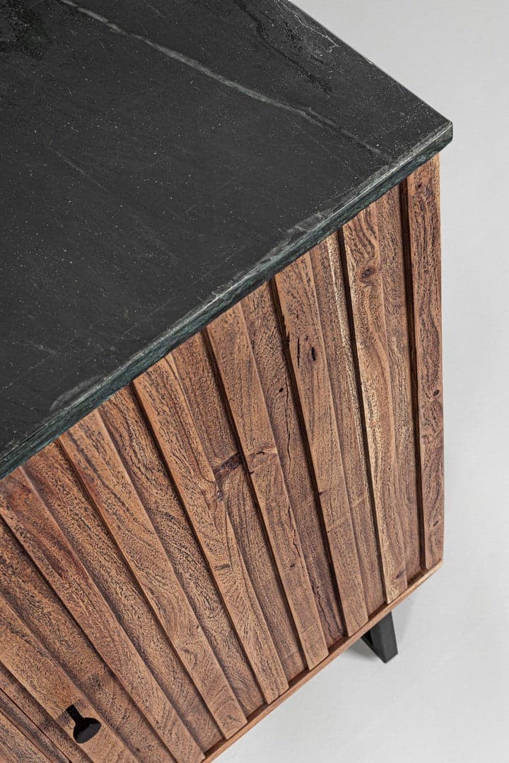 Credenza "Norfolk" con struttura in legno di acacia, mobile in stile vintage in Credenze Decor Space - Altamura, commercioVirtuoso.it