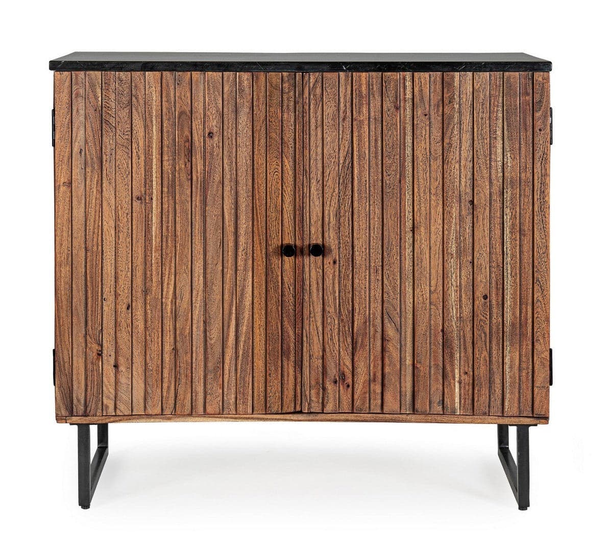 Credenza "Norfolk" con struttura in legno di acacia, mobile in stile vintage in Credenze Decor Space - Altamura, commercioVirtuoso.it