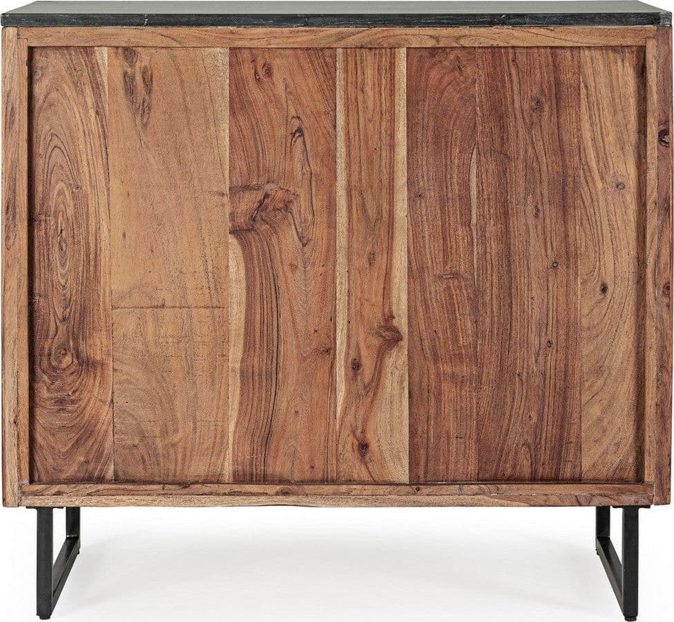 Credenza "Norfolk" con struttura in legno di acacia, mobile in stile vintage in Credenze Decor Space - Altamura, commercioVirtuoso.it