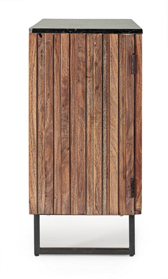 Credenza "Norfolk" con struttura in legno di acacia, mobile in stile vintage in Credenze Decor Space - Altamura, commercioVirtuoso.it