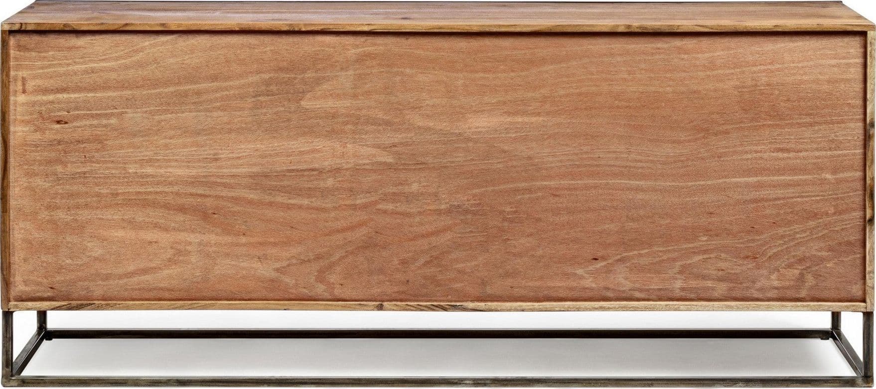 Credenza "Egon" con struttura in legno di acacia e acciaio, schienale in compensato, stile moderno in Credenze Decor Space - Altamura, commercioVirtuoso.it