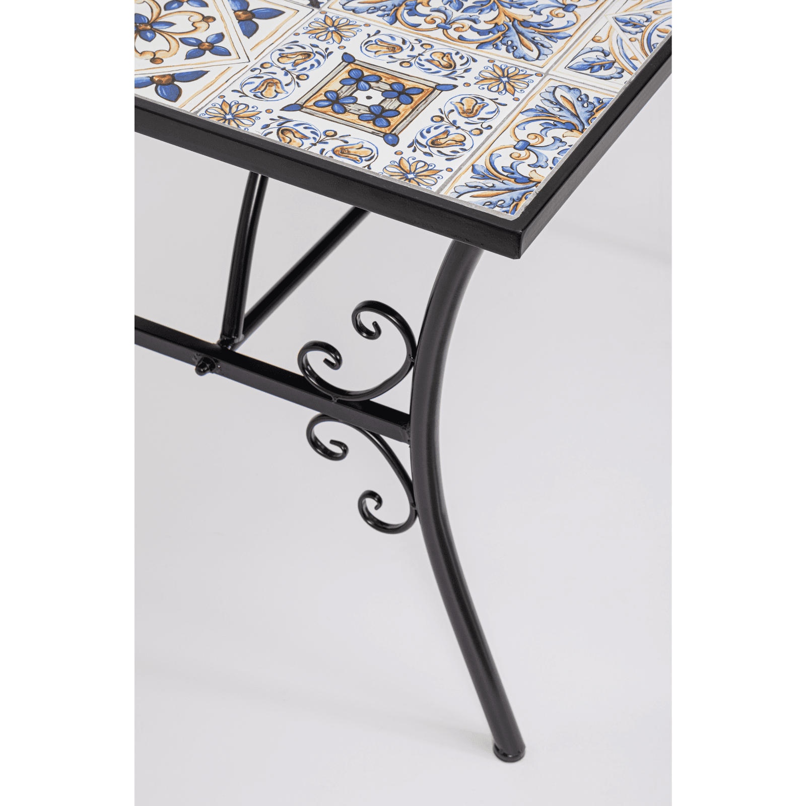 Tavolo rettangolare "Mykonos" in acciaio 120 X 80 cm in Tavoli standard Decor Space - Altamura, commercioVirtuoso.it