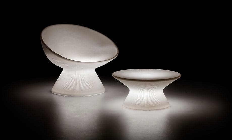 Poltrona relax "Fade" struttura in polietilene per esterno in Sedie per tavolo da giardino Decor Space - Altamura, commercioVirtuoso.it