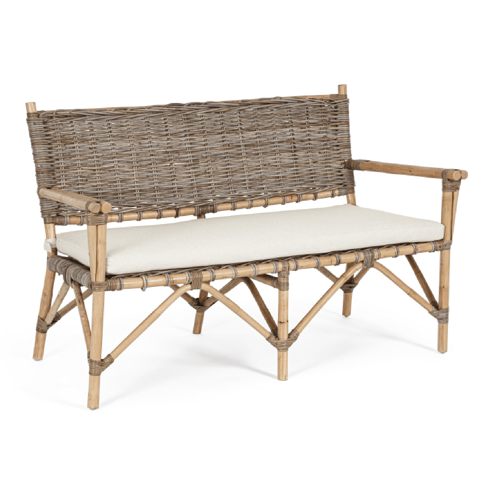 Divano a 2 posti con cuscino "Tarifa" 122.5 cm in Set di mobili Decor Space - Altamura, commercioVirtuoso.it