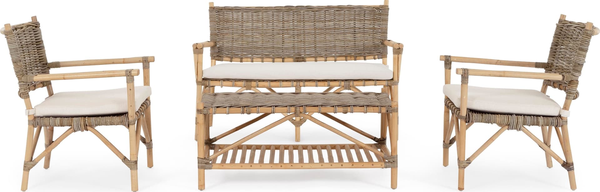Divano a 2 posti con cuscino "Tarifa" 122.5 cm in Set di mobili Decor Space - Altamura, commercioVirtuoso.it