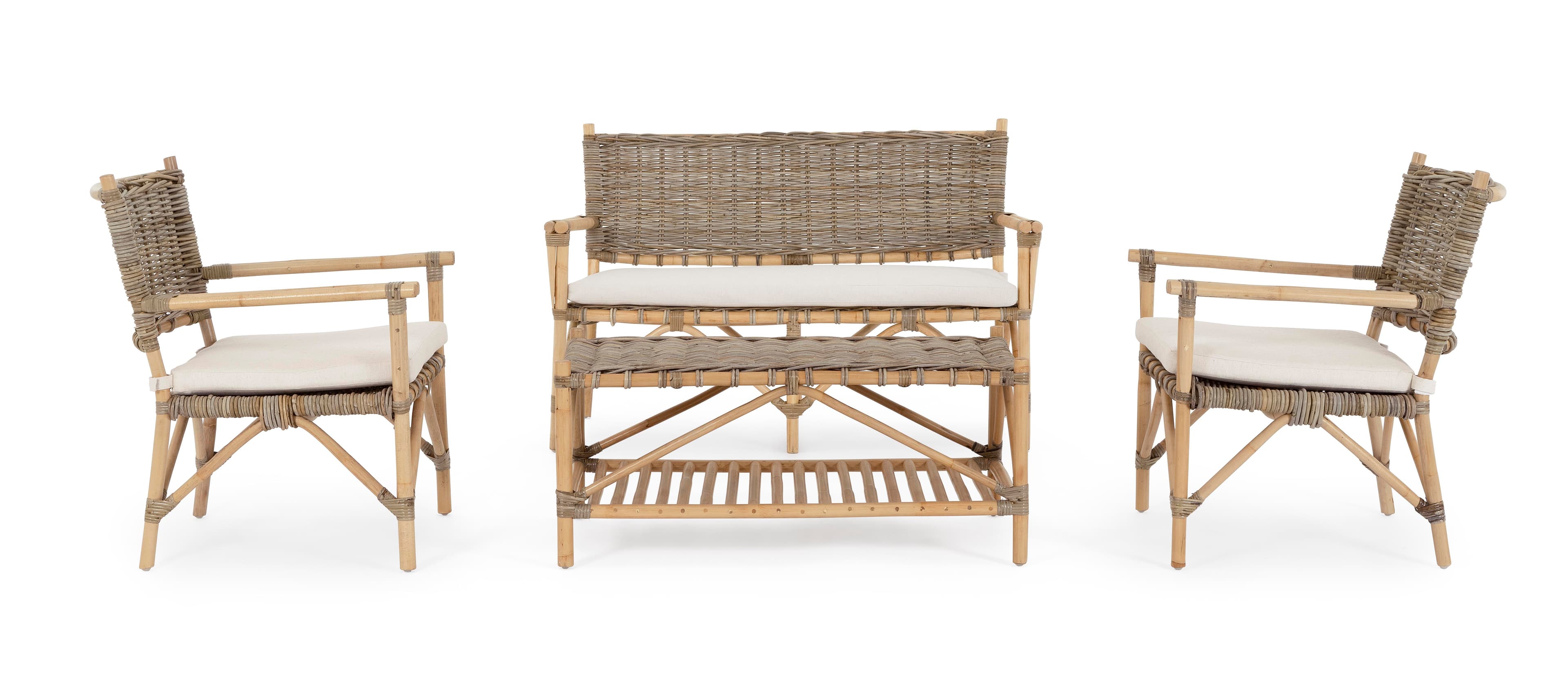 Divano a 2 posti con cuscino "Tarifa" 122.5 cm in Set di mobili Decor Space - Altamura, commercioVirtuoso.it