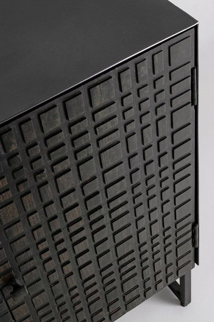 Credenza "Dorset" con struttura in acciaio, cassetti in legno, stile industriale in Credenze Decor Space - Altamura, commercioVirtuoso.it